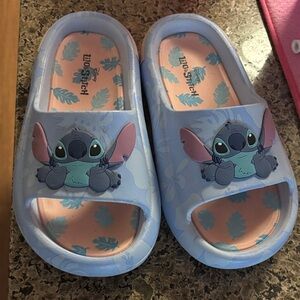 Disney Stitch Slides- Light Blue and Pink